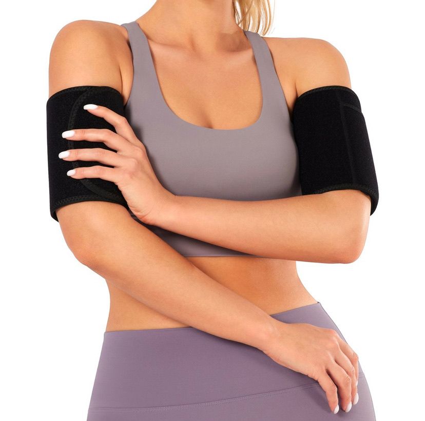 BOSSELI SHAPEWEAR Blue PU Arm Sports Shaping Bands( REG-Size)