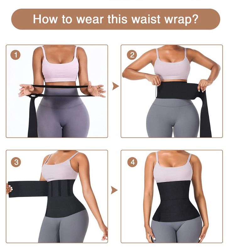 Tummy Wrap Waist Trainer 4Ft