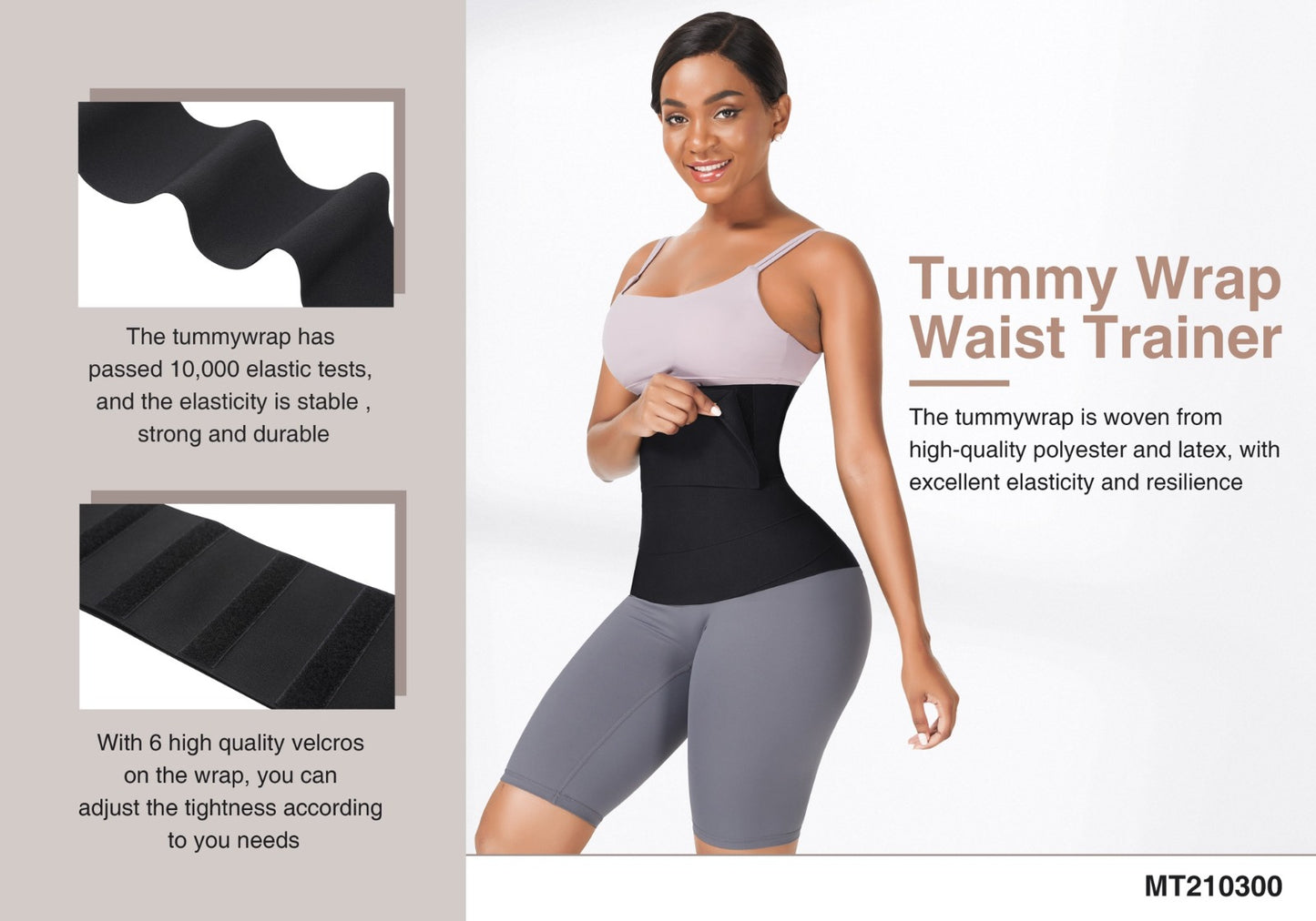 Tummy Wrap Waist Trainer 4Ft