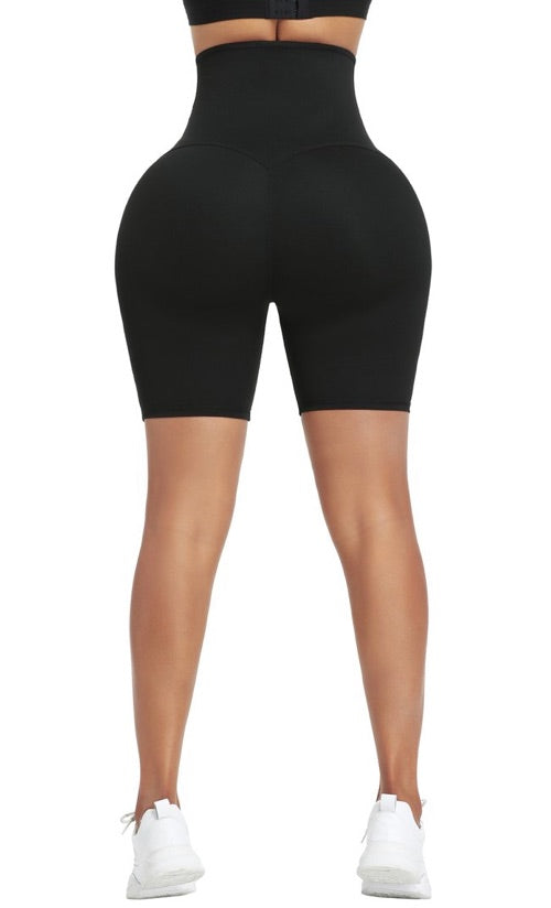 Neoprene High Waist Yoga Workout Fitness Shorts
