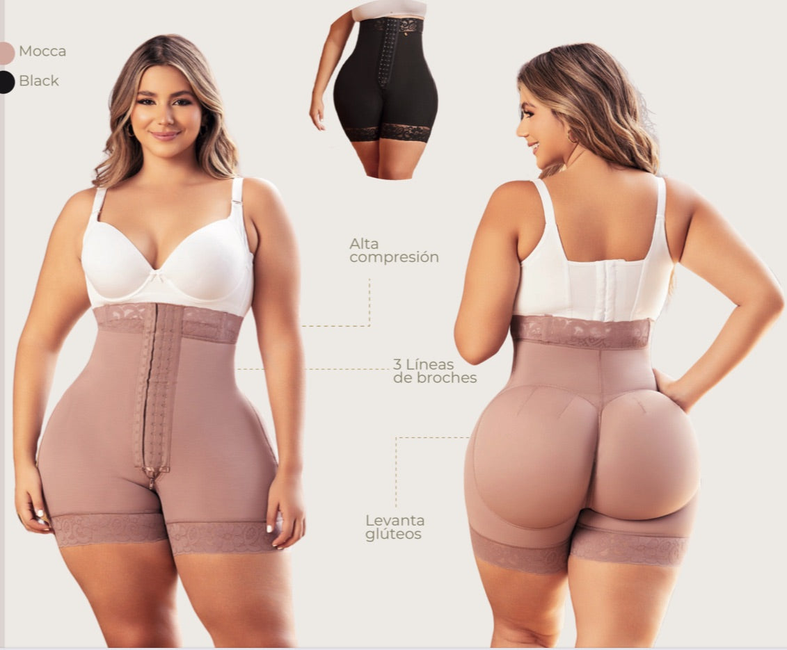 short efecto reloj de arena 100% Colombiano. / Hourglass effect shorts 100% Colombian.