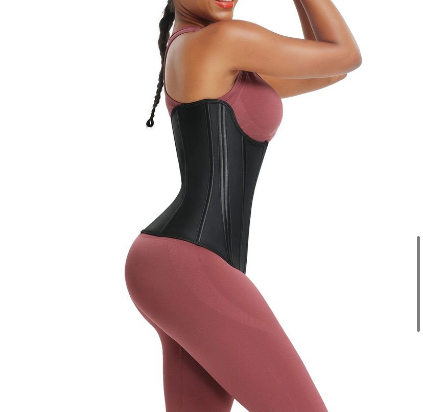 Latex Waist Trainer Women Tummy Control Waist with 14 Steel Bones