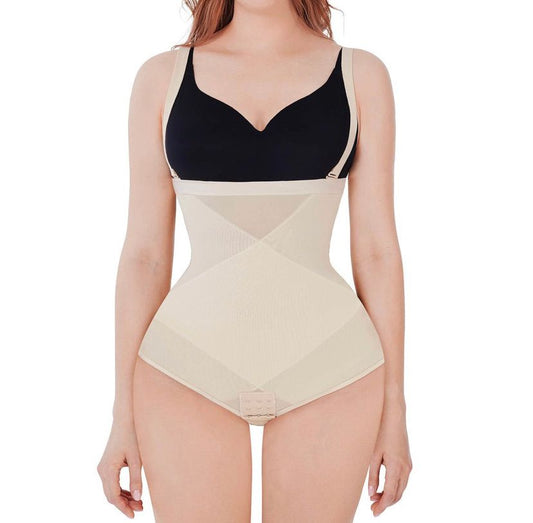 BOSSELI SHAPEWEAR Body Panties Abdominal Crossover Three-layer Design Abdominal Control
