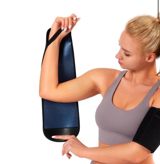 BOSSELI SHAPEWEAR Blue PU Arm Sports Shaping Bands( REG-Size)