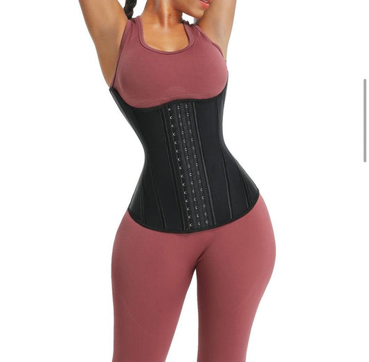 Latex Waist Trainer Women Tummy Control Waist with 14 Steel Bones